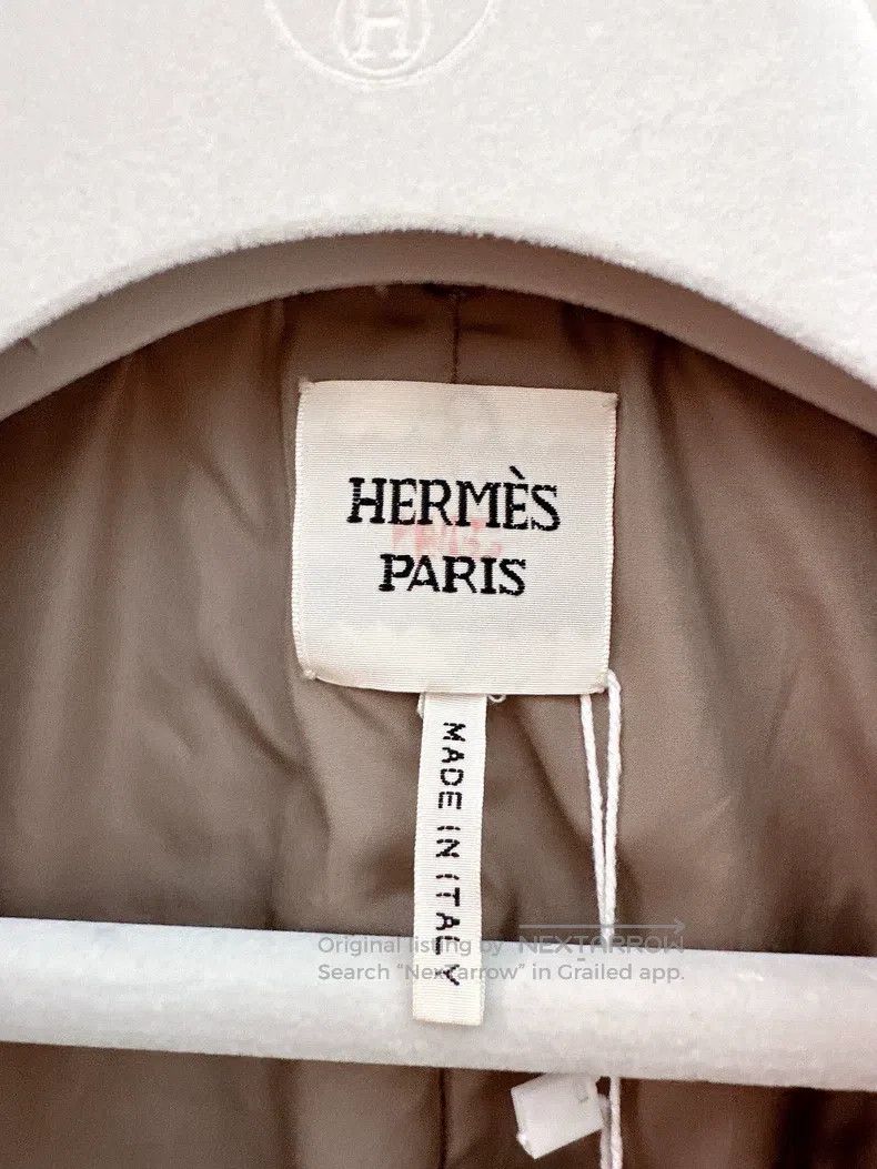 Hermes Hermes Red diamond-patterned leather coat Size XS / US 0-2 / IT 36-38 - 3 Thumbnail