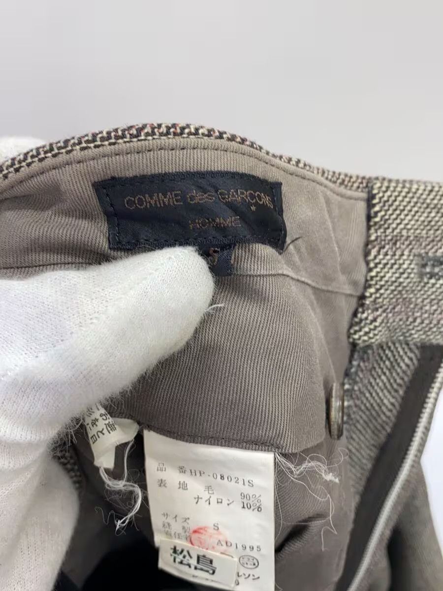 Comme des Garcons × Comme des Garcons Homme 1995 Striped Pleated Wool Pants Size US 27 - 5 Thumbnail