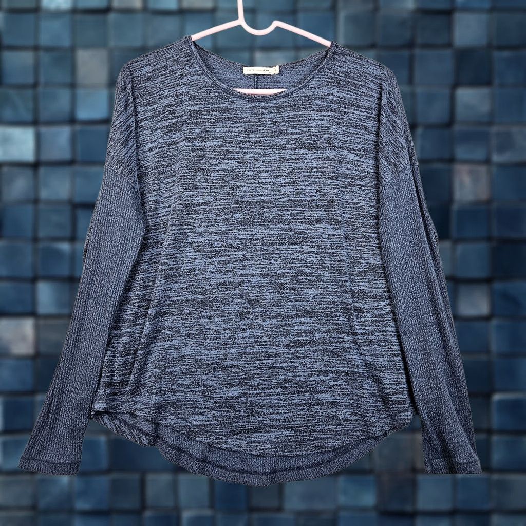 Rag & Bone Rag & bone Women's Knitted Long Sleeve Pullover Top S Blue Regular Knit Solid STOP Size S / US 4 / IT 40 - 1 Thumbnail
