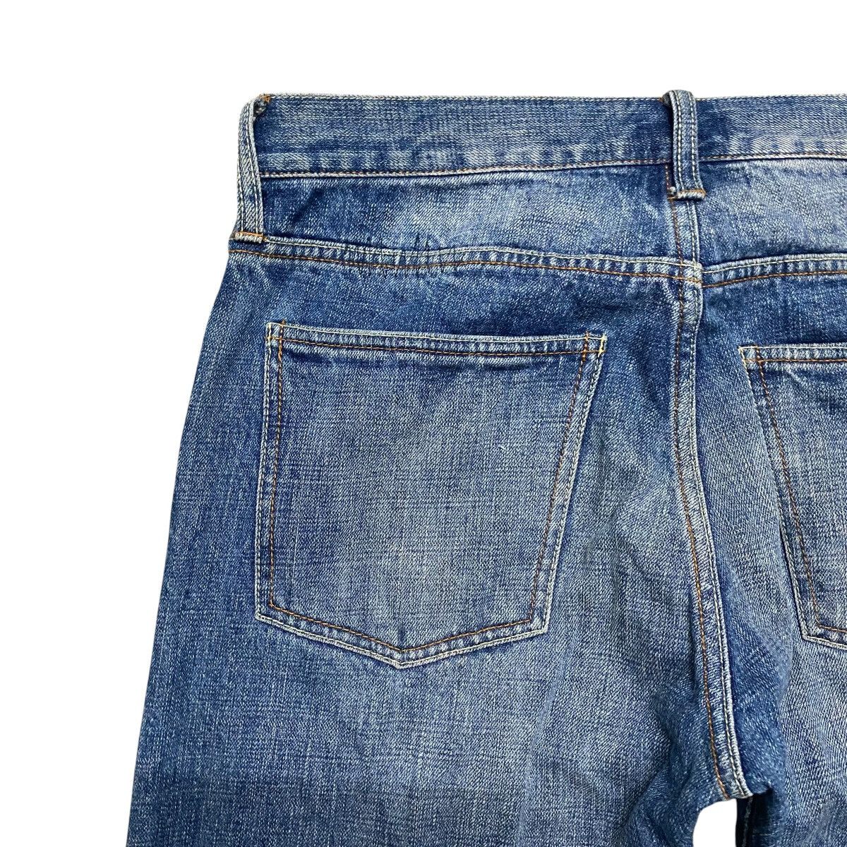 Japanese Brand GLOBAL WALK Distressed Denim Selvedge Jeans Size US 33 - 13 Thumbnail