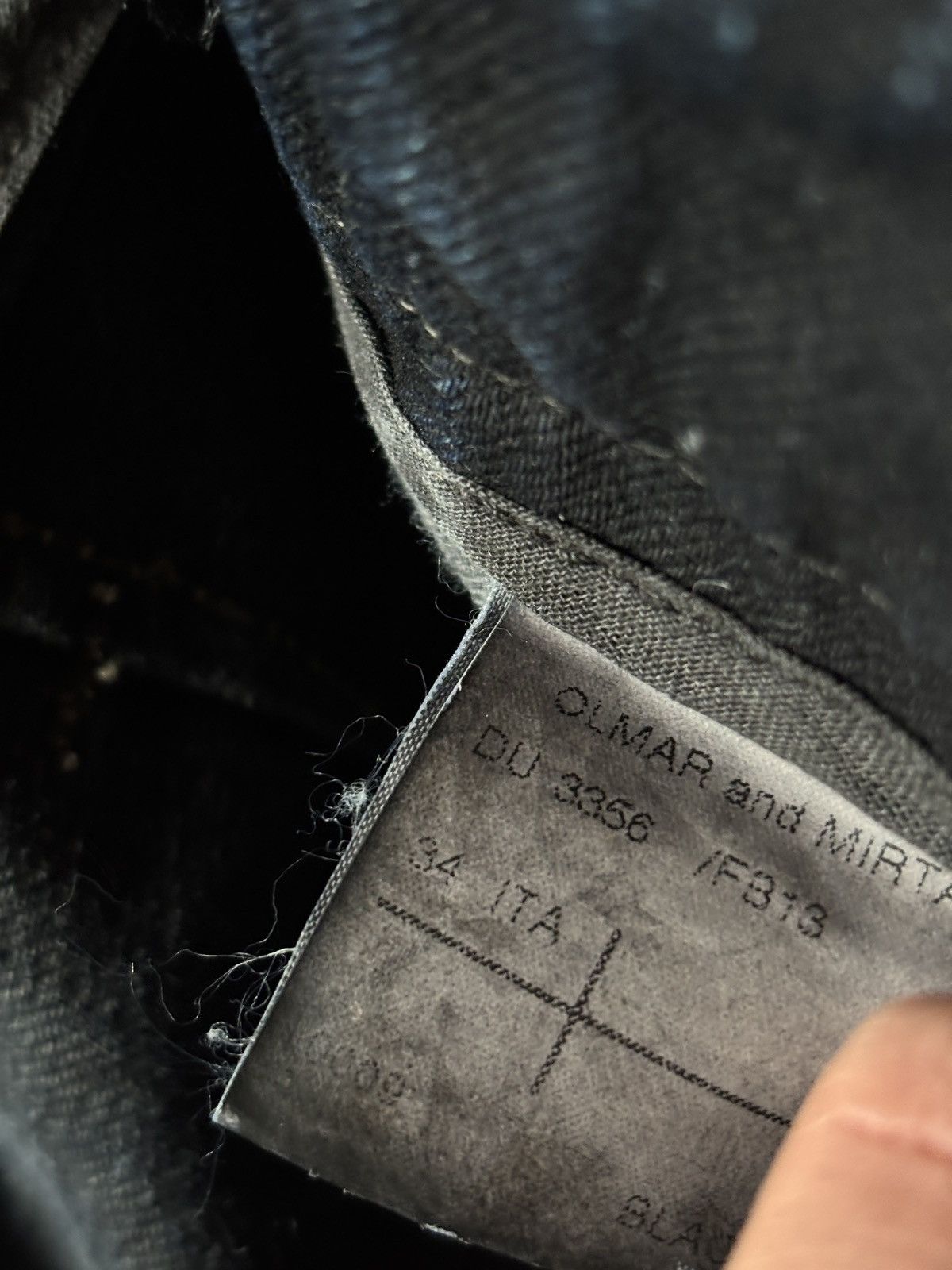 Rick Owens Drkshdw AW07 Rick Owens Drkshdw Air Cut Double Layers Size US 34 / EU 50 - 12 Thumbnail