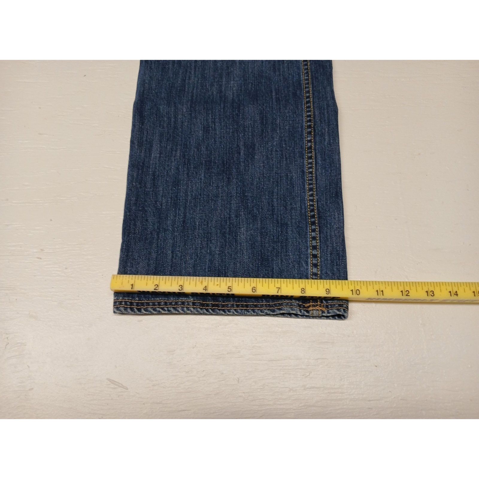 Arizona Jean Co. Arizona Jeans (38x34) Relaxed Blue Denim Straight Leg Pants Size US 38 / EU 54 - 2 Thumbnail