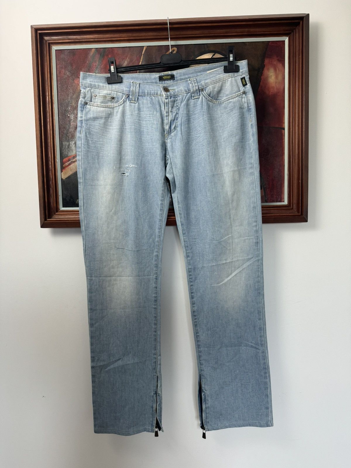 Versace Jeans Couture Versace Jeans Couture Avant Garde Jeans Denim Pant Zip Blue Size US 36 / EU 52 - 1 Thumbnail