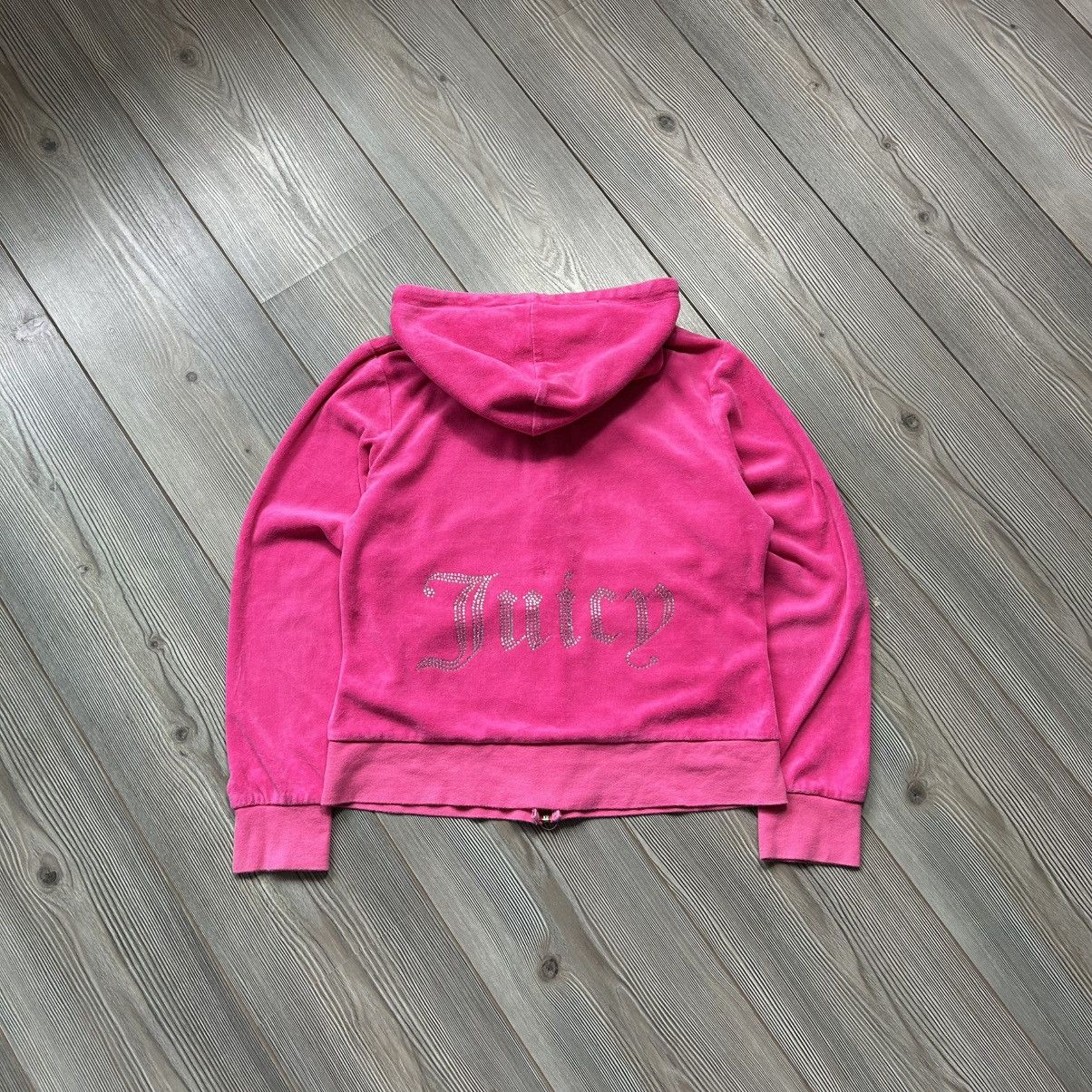 Juicy Couture Juicy Couture Velour Big Logo Tracksuit Hoodie + Pants Size M / US 6-8 / IT 42-44 - 3 Thumbnail