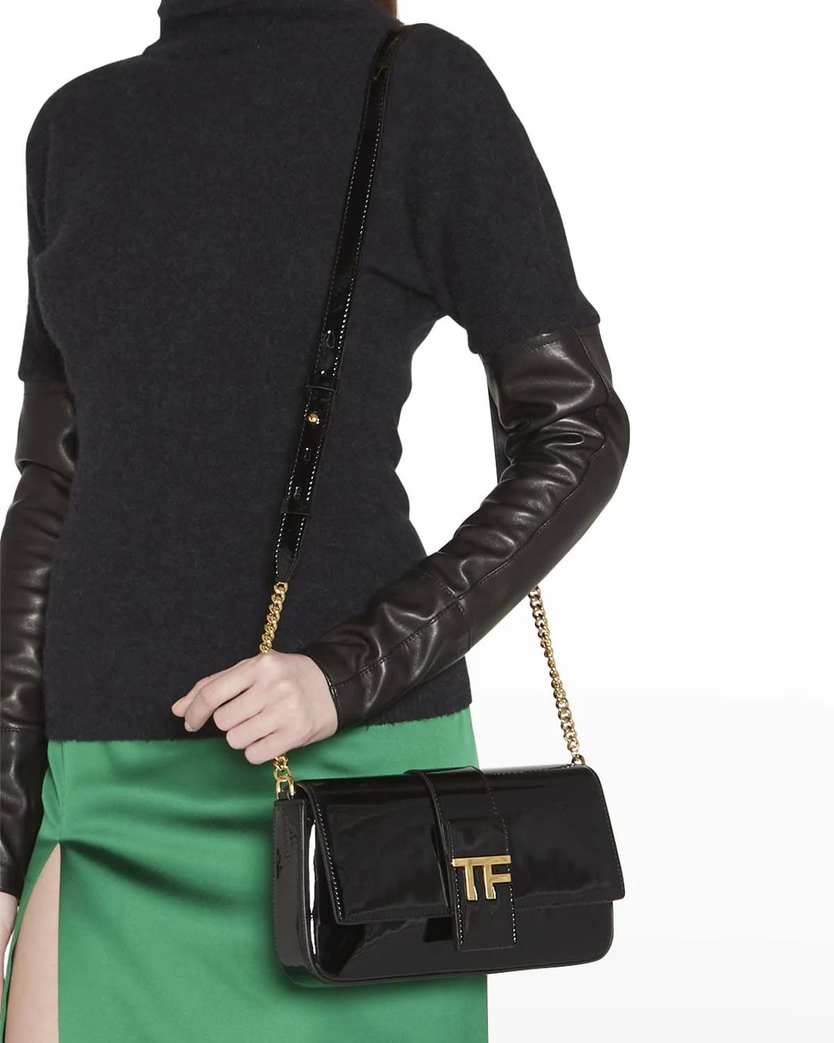 Tom Ford o1loc1c0325 Size: OS / L1602T Chain Shoulder Bag Black Size ONE SIZE - 2 Thumbnail