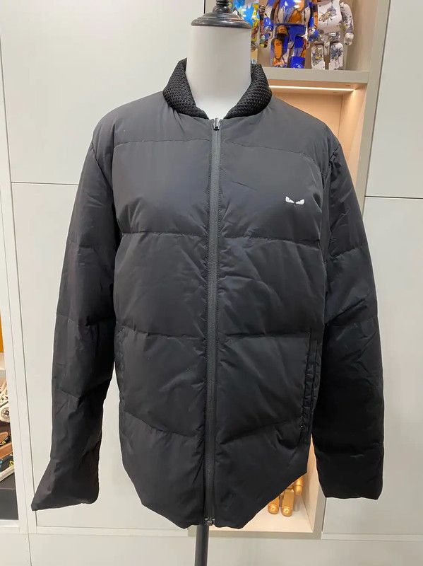 Fendi Fendi Black Short Puffer Jacket for Women 0089 Size XXL / US 16-18 / IT 52-54 - 1 Thumbnail