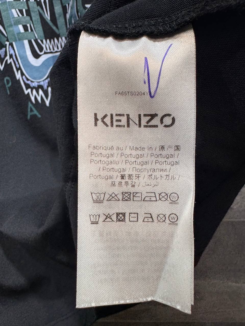 Kenzo Kenzo Tiger Printed Cotton Crewneck T-Shirt Size M Size US M / EU 48-50 / 2 - 8 Thumbnail