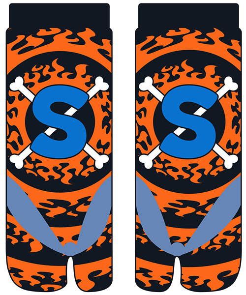 Japanese Brand × One Piece One Piece ☠️ Anime Tabi Socks Unisex 😍 Size ONE SIZE - 10 Thumbnail