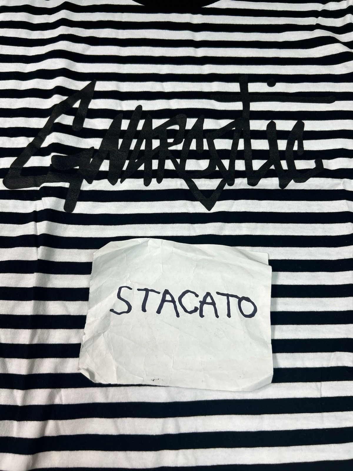 Gnarcotic × Rap Tees Gnarcotic Lil Gnar Logo Striped Long Sleeve Tee Black/White Size US S / EU 44-46 / 1 - 3 Thumbnail