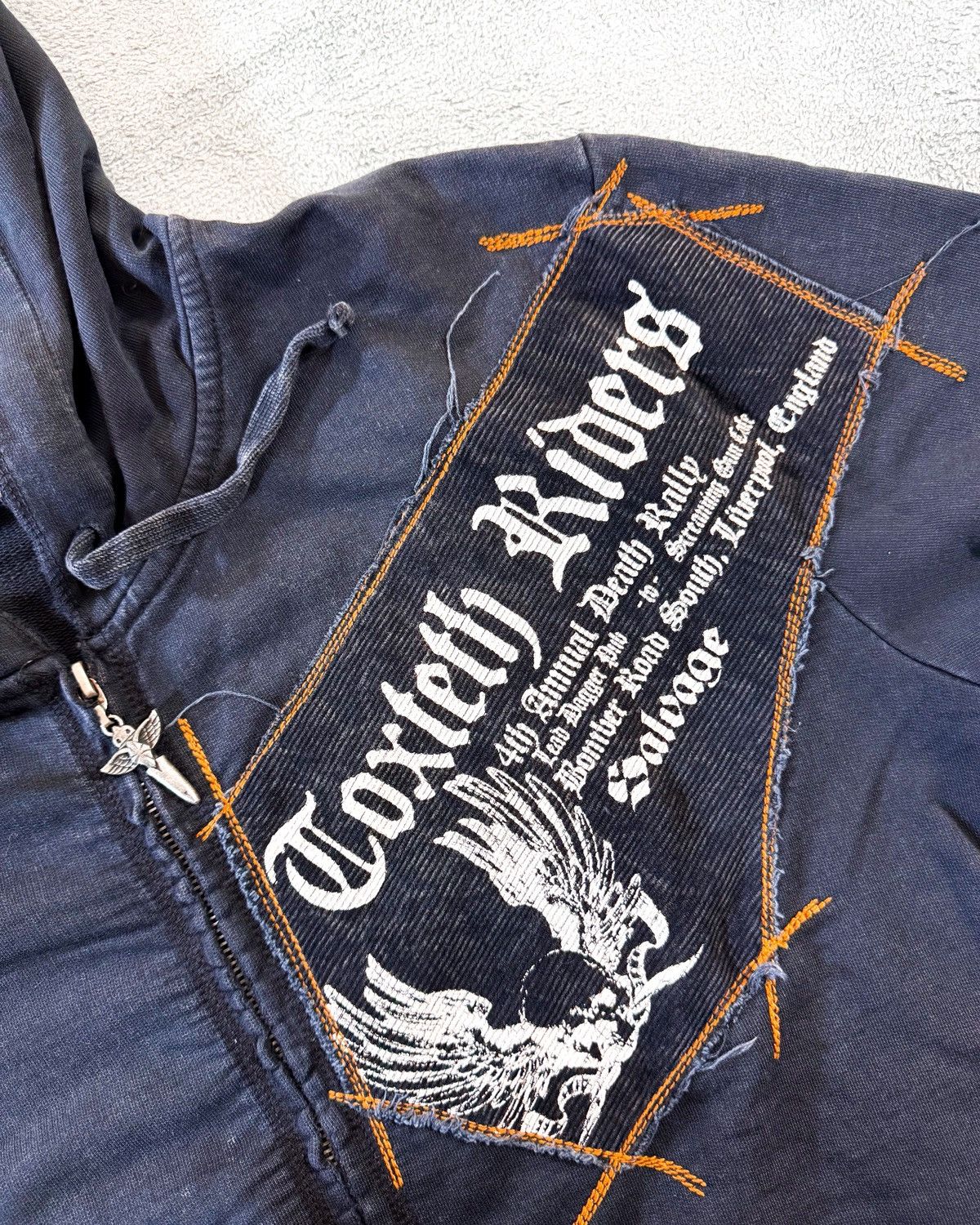 Salvage Vintage Y2k Salvage Toxteth Riders Zip Hoodie Size US M / EU 48-50 / 2 - 8 Thumbnail