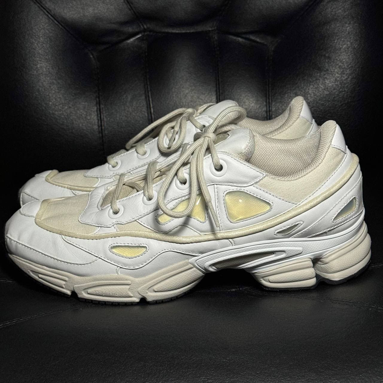 Adidas × Raf Simons 10,5us Adidas Raf Simons Ozweego White leather Size US 10.5 / EU 43-44 - 3 Thumbnail