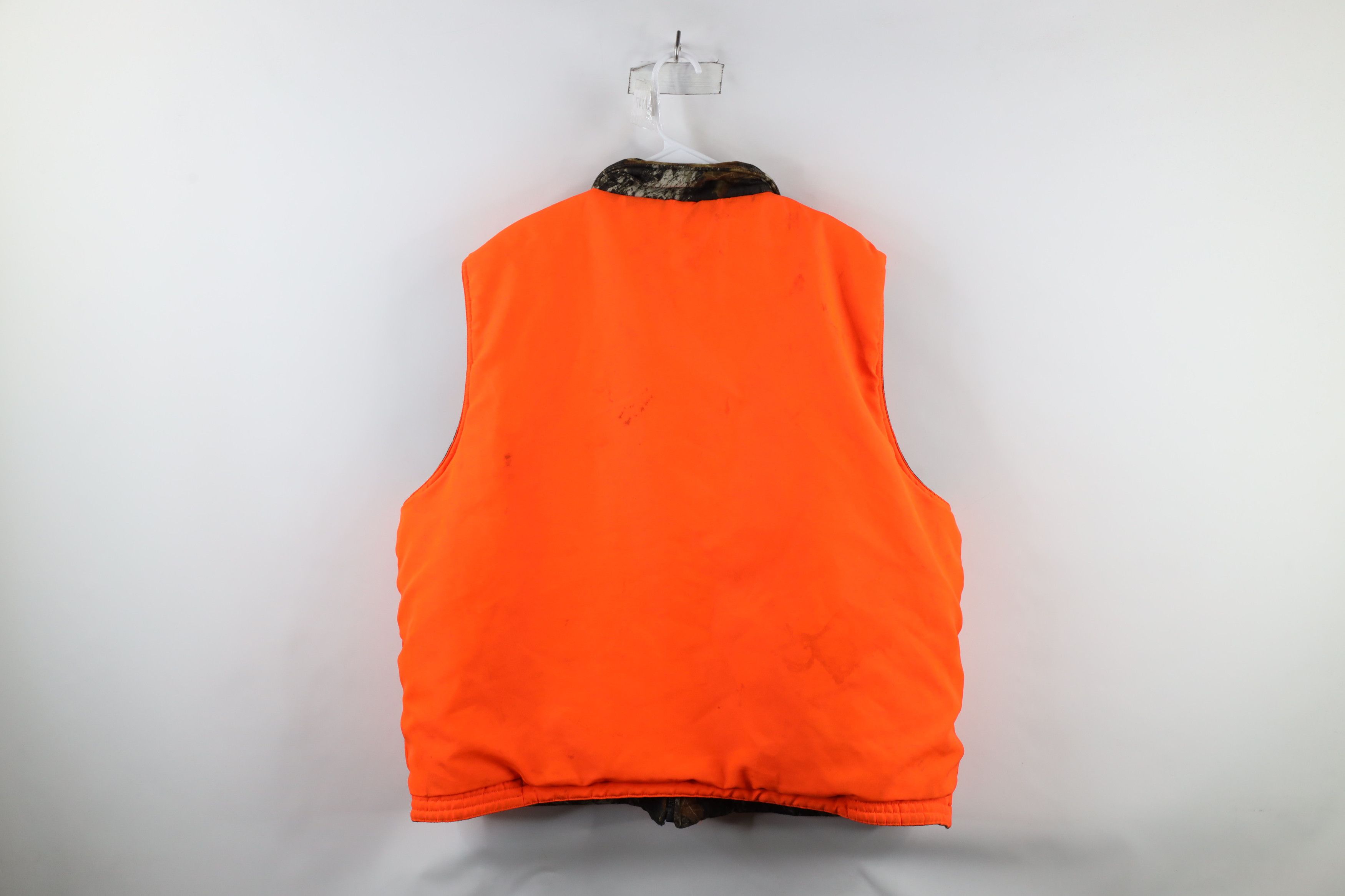 Vintage Vintage 90s Streetwear Reversible Camouflage Puffer Vest Size ONE SIZE - 16 Thumbnail