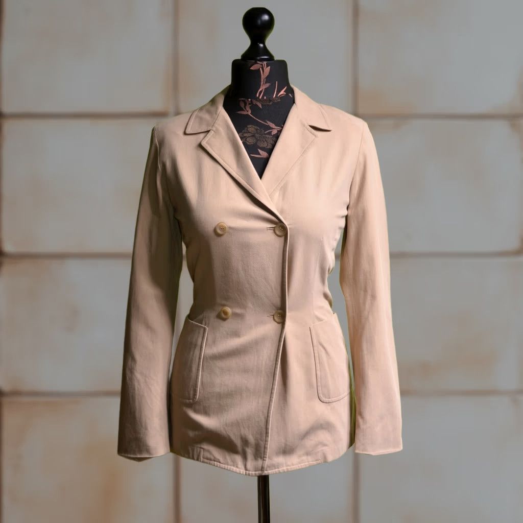 Jil Sander JIL Sander Womens Jacket Cotton Beige Size 34 Size XXS / US 00 / IT 34 - 1 Thumbnail