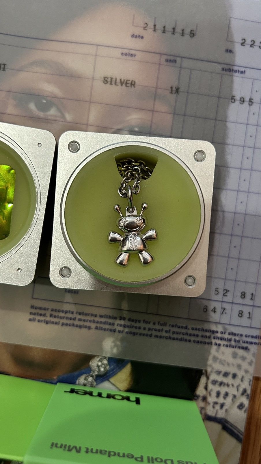 Rare Designer Y2K 1017 ALYX 9SM Transparent Chain Necklace