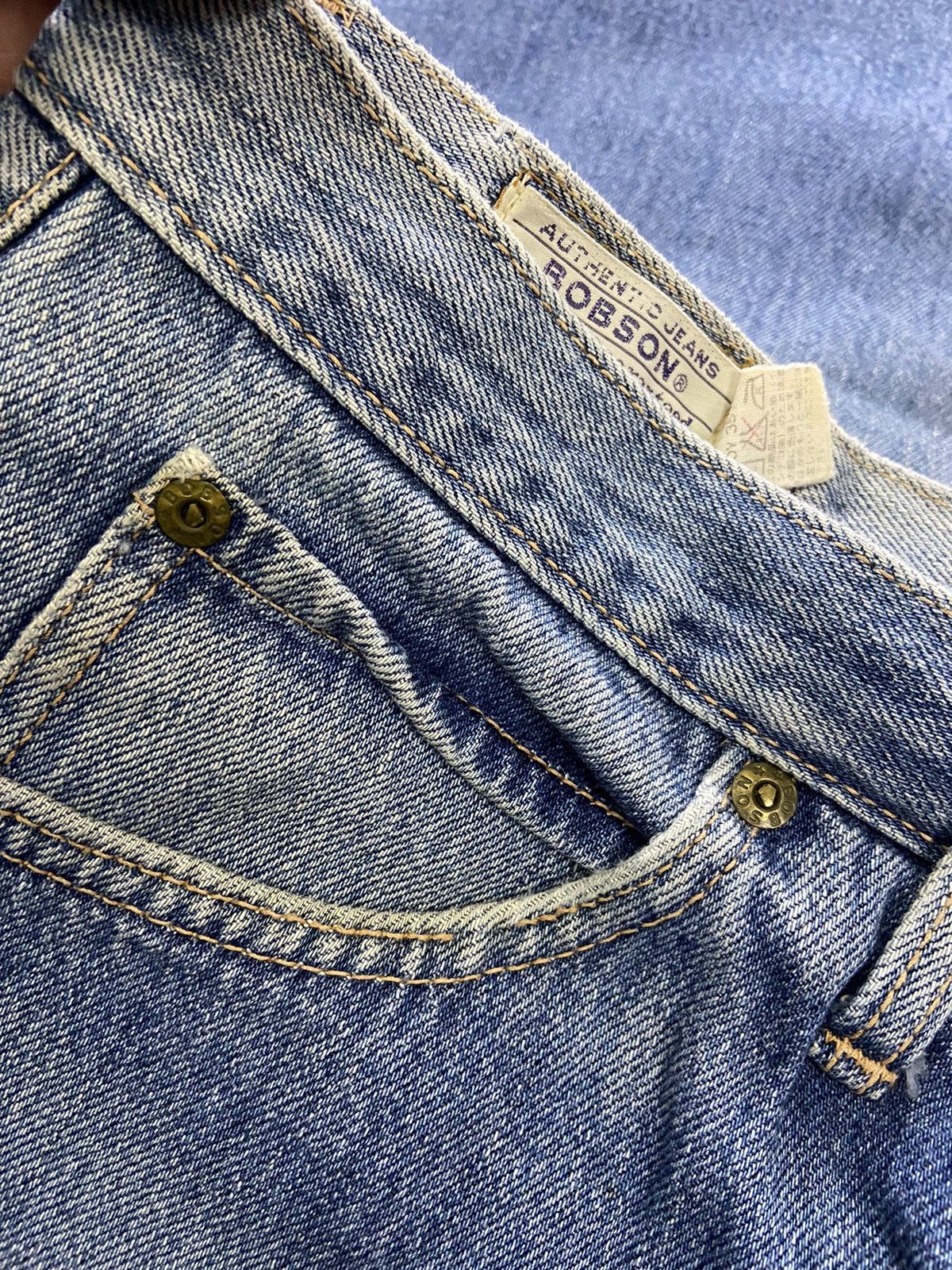 Vintage VINTAGE BOBSON STRAIGHT CUT DENIM JEANS Size US 38 / EU 54 - 7 Thumbnail