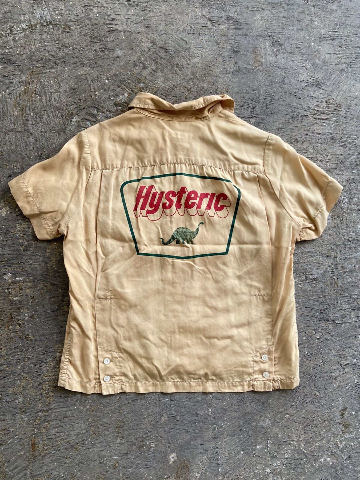 Hysteric Glamour 2000s Hysteric Glamour - Bowling Style Big Logo Button Shirt Size S / US 4 / IT 40 - 1 Thumbnail