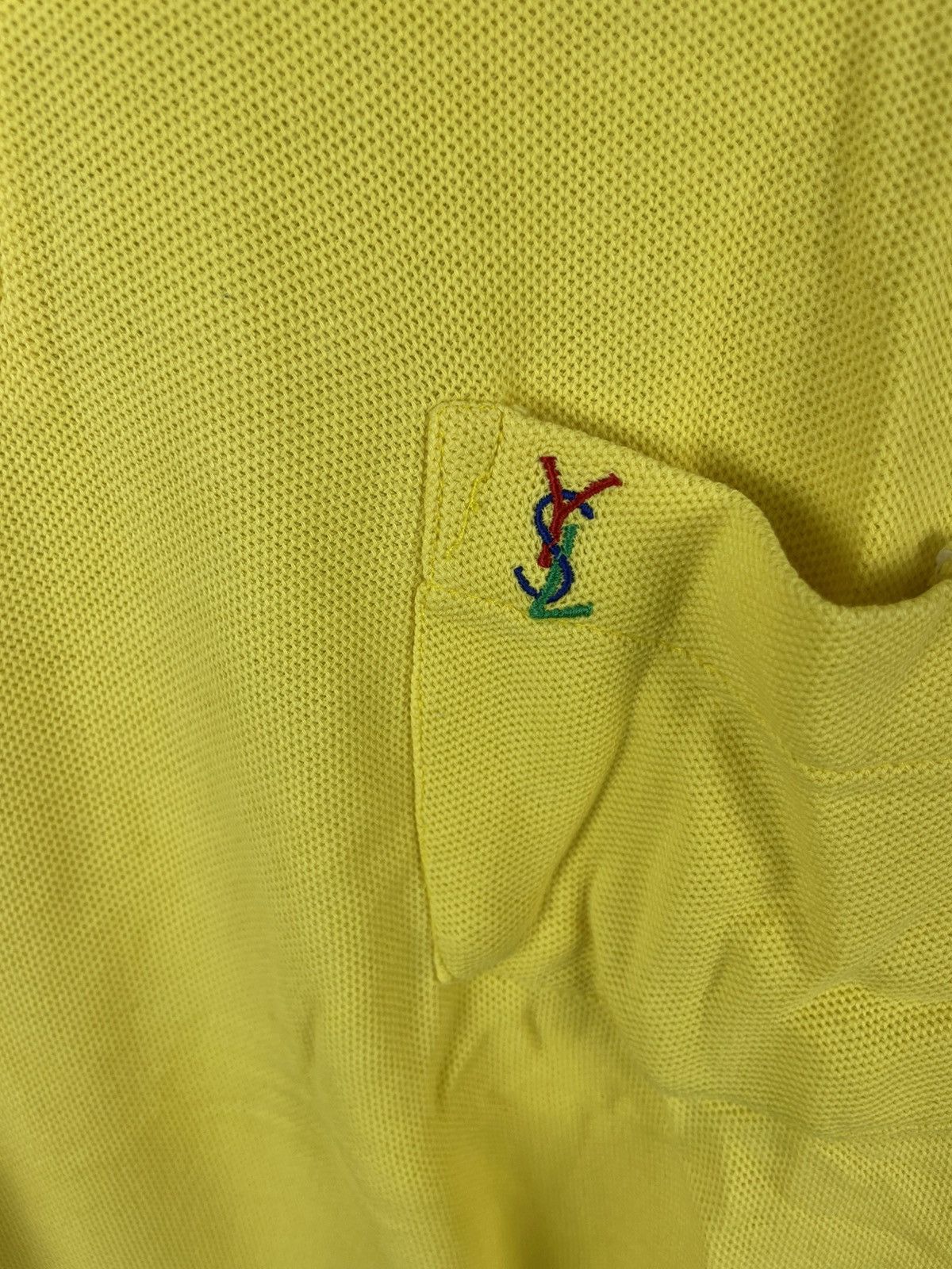 Yves Saint Laurent YSL Long Sleeve Polo Shirt Size US L / EU 52-54 / 3 - 4 Thumbnail