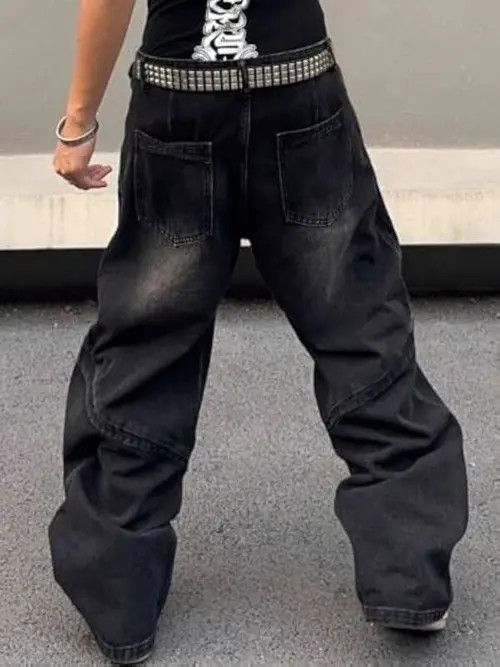 Japanese Brand × Vintage DRIP Street baggy Oversized jeans Y2K Size US 36 / EU 52 - 3 Thumbnail