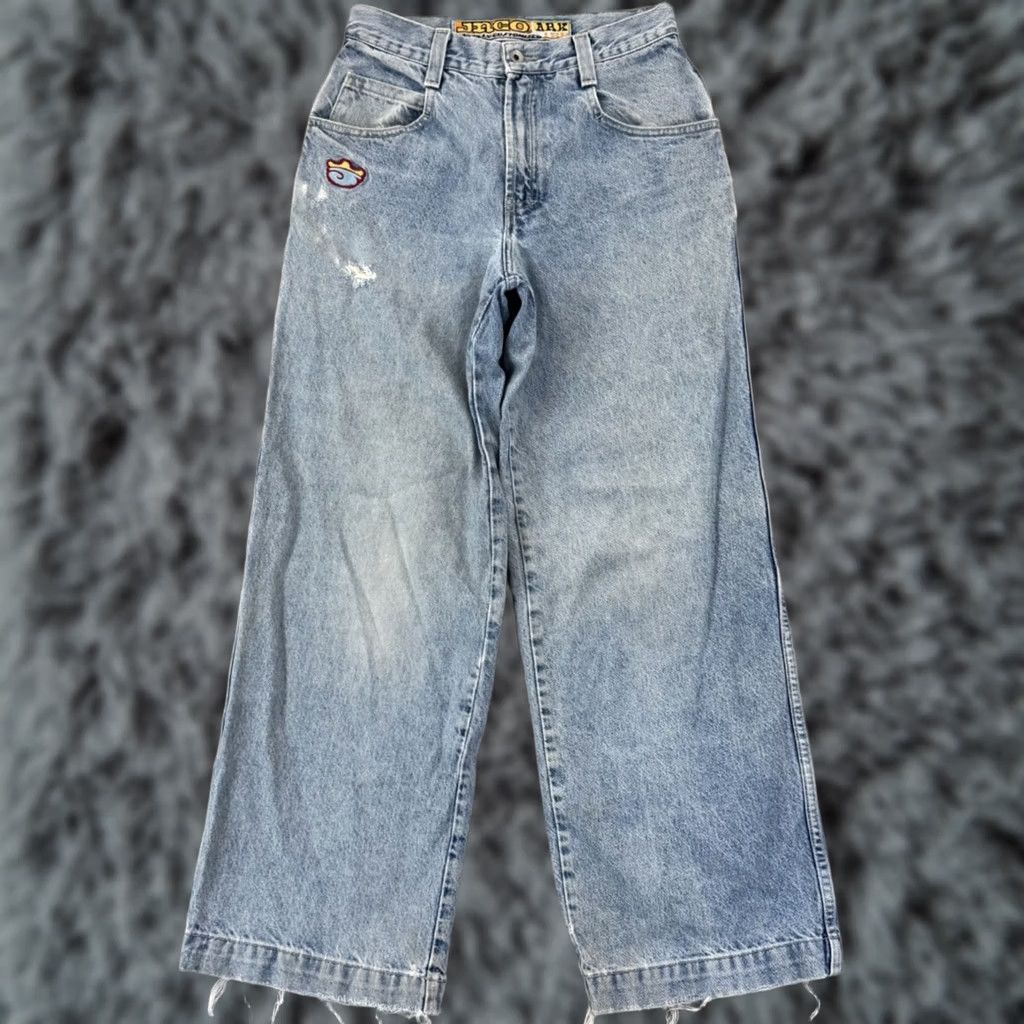 JNCO VINTAGE JNCO Jeans The Ark Mens 30x32 Blue Wide-Leg Baggy 90s Grunge Skate Denim Size US 30 / EU 46 - 1 Thumbnail