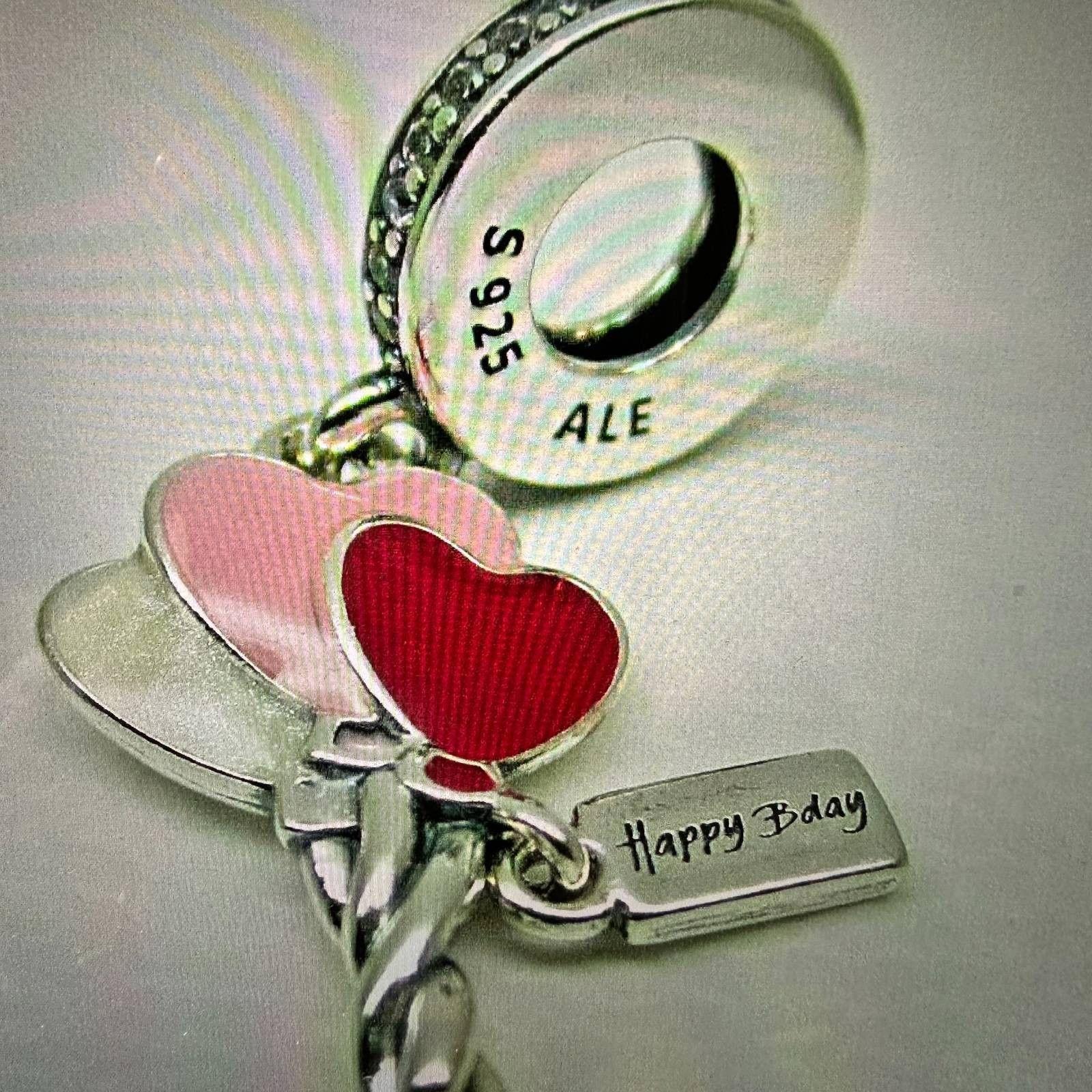 pandora Authentic Pandora Happy Birthday Balloons Dangle Charm, #798 Size ONE SIZE - 2 Thumbnail