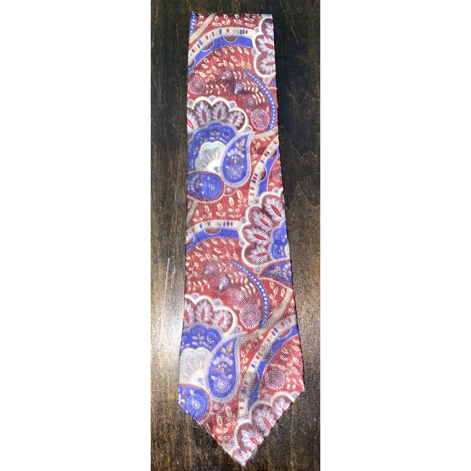 Nordstrom Nordstrom Robert Talbott Multi Color Silk Italian Made Graphic Paisley Tie 58 In Size ONE SIZE - 2 Thumbnail