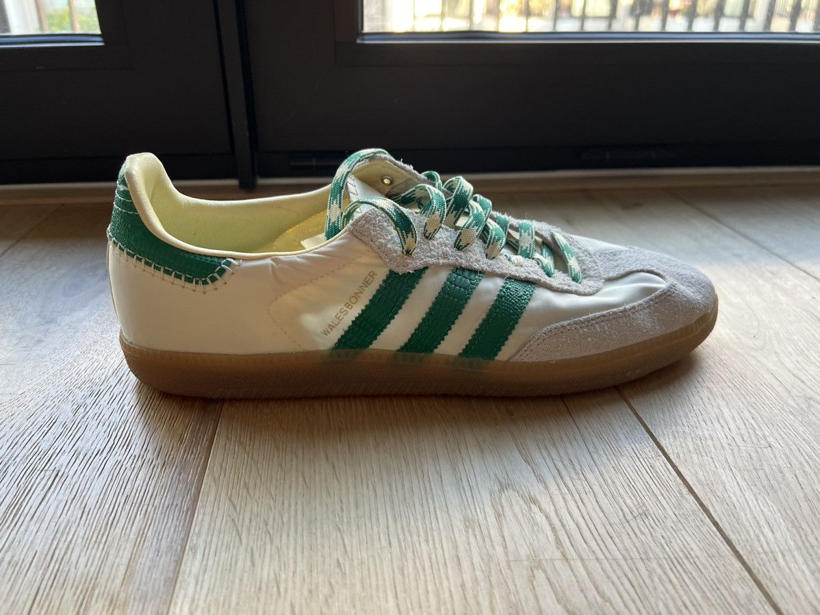 Adidas × Wales Bonner Adidas x Wales Bonner Samba ‘Cream White Bold Green’ Size US 12.5 / EU 45-46 - 10 Thumbnail