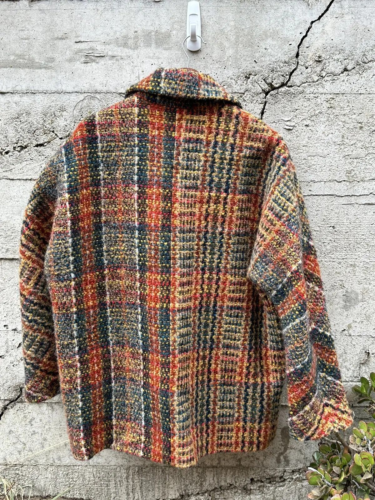 Acne Studios RARE GRAIL Acne Studios Twisted yarn tweed overcoat jacket Size US XL / EU 56 / 4 - 3 Thumbnail