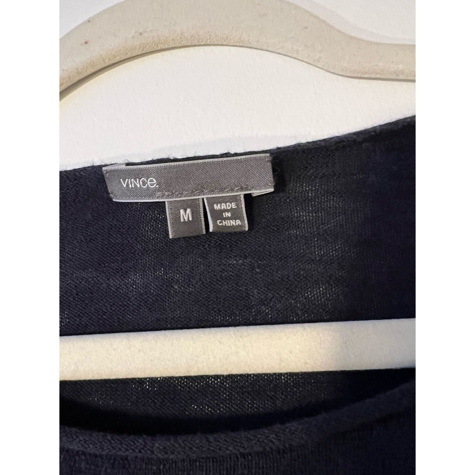 Vince VINCE Stripe Sleeve Dolman Cotton Sweater Top Navy/White M Size M / US 6-8 / IT 42-44 - 3 Thumbnail