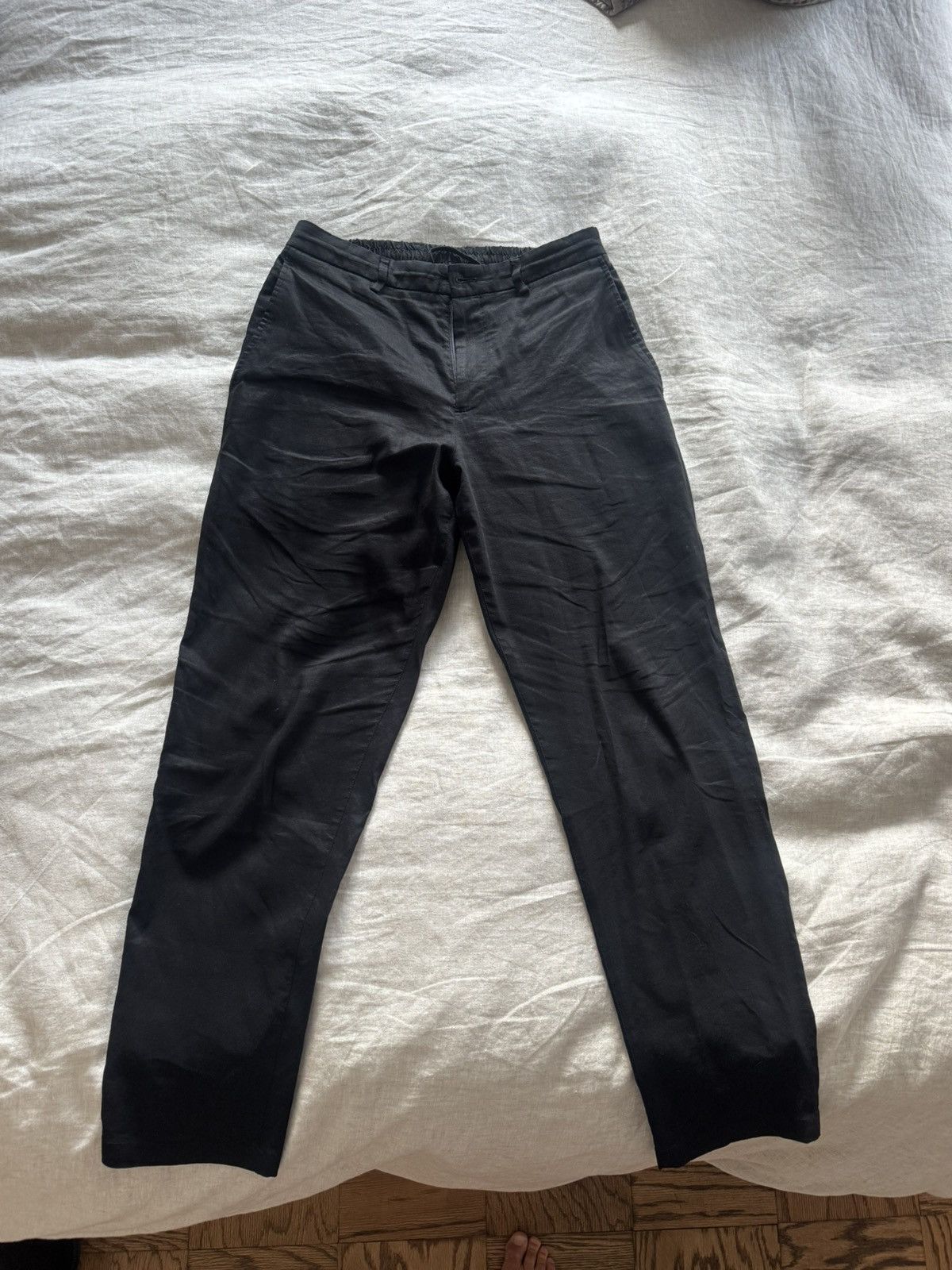 Theory Theory “Good Crunch” Linen Hybrid Pant Size US 31 - 1 Thumbnail