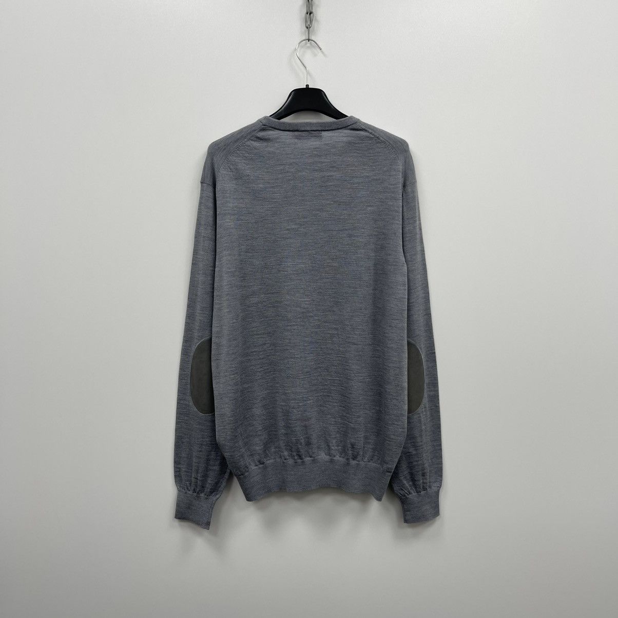 Hackett Hackett London Merino Wool Crew Jumper Grey Size US XXL / EU 58 / 5 - 3 Thumbnail
