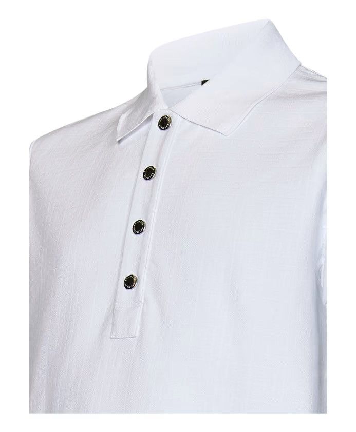 Balmain Balmain Monogram Polo Shirt Size US L / EU 52-54 / 3 - 1 Thumbnail