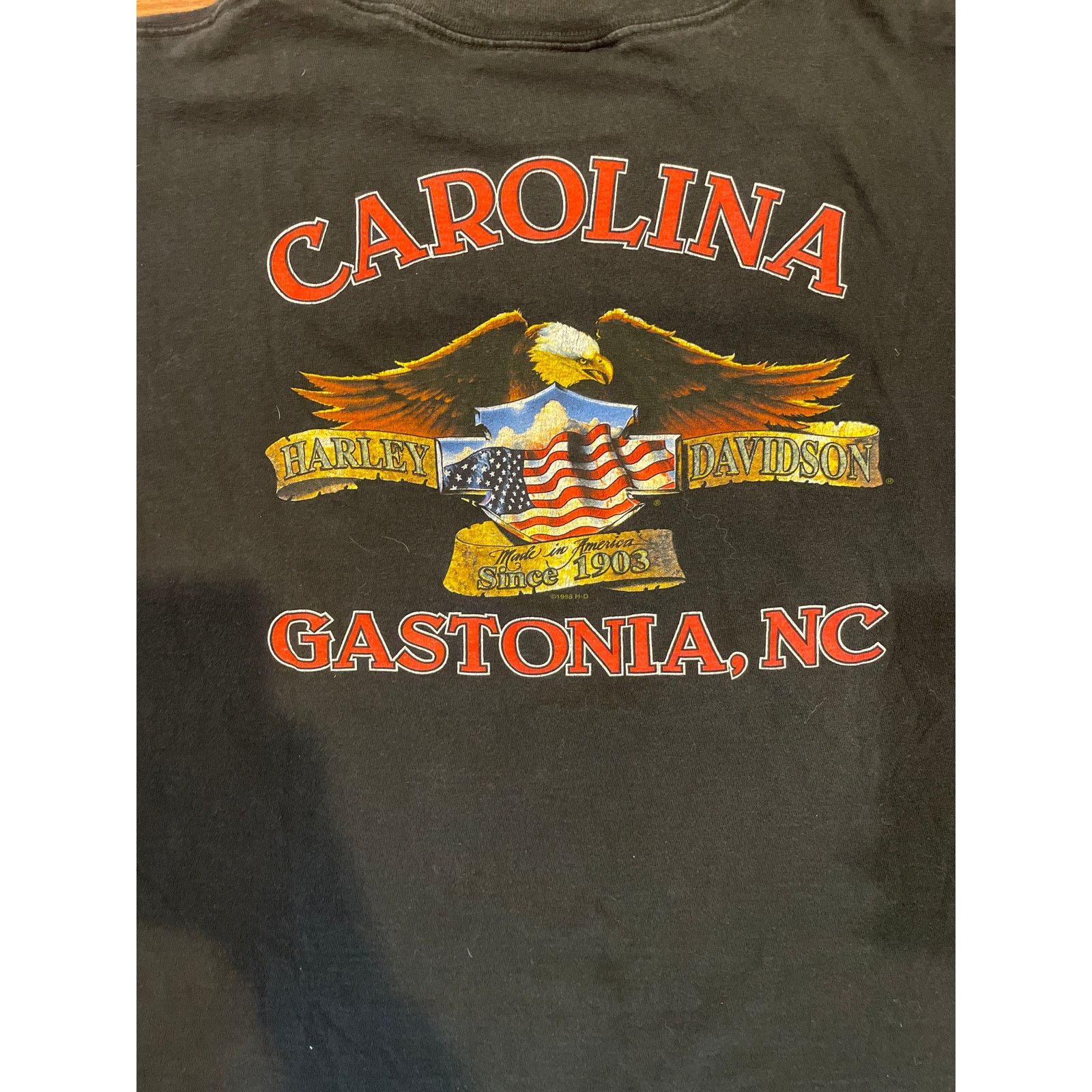 Harley Davidson Vintage 1998 Desert Storm Harley Davidson Lightning Tee XL Size US XL / EU 56 / 4 - 5 Thumbnail
