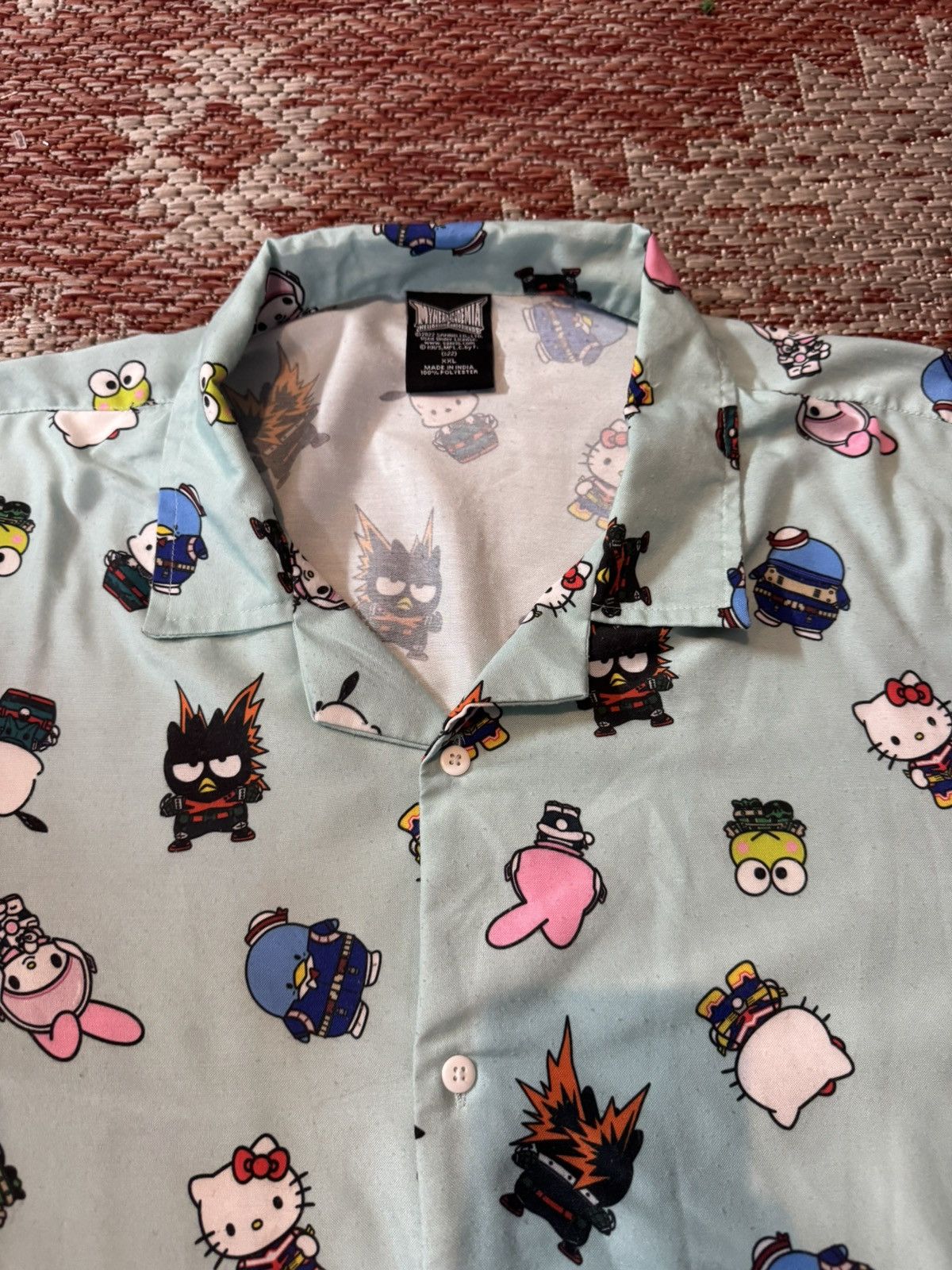 Other My Hero Academia X Hello Kitty Men’s Button Tee Sz XXL Size US XXL / EU 58 / 5 - 2 Thumbnail