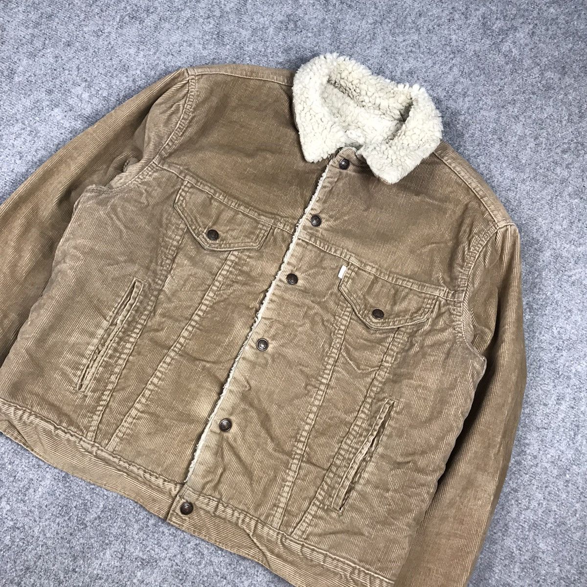 Levi's × Levi's Vintage Clothing Vintage Levis corduroy Sherpa Button jacket Size US M / EU 48-50 / 2 - 4 Thumbnail