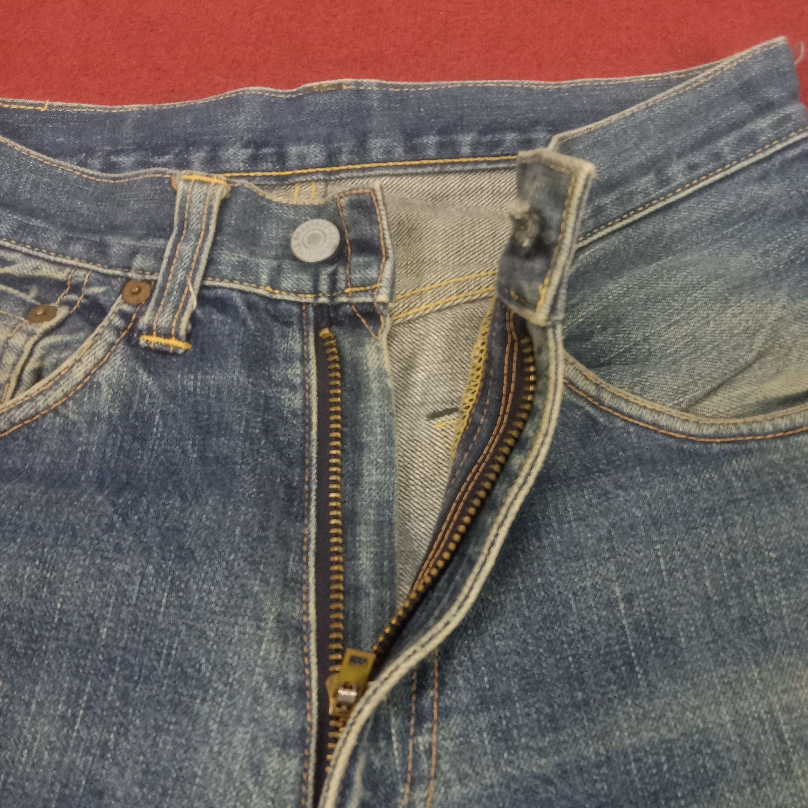 Japanese Brand × Vintage Evis Jeans Japanese Brand Streetwear Custom Daicock Size US 28 / EU 44 - 12 Thumbnail