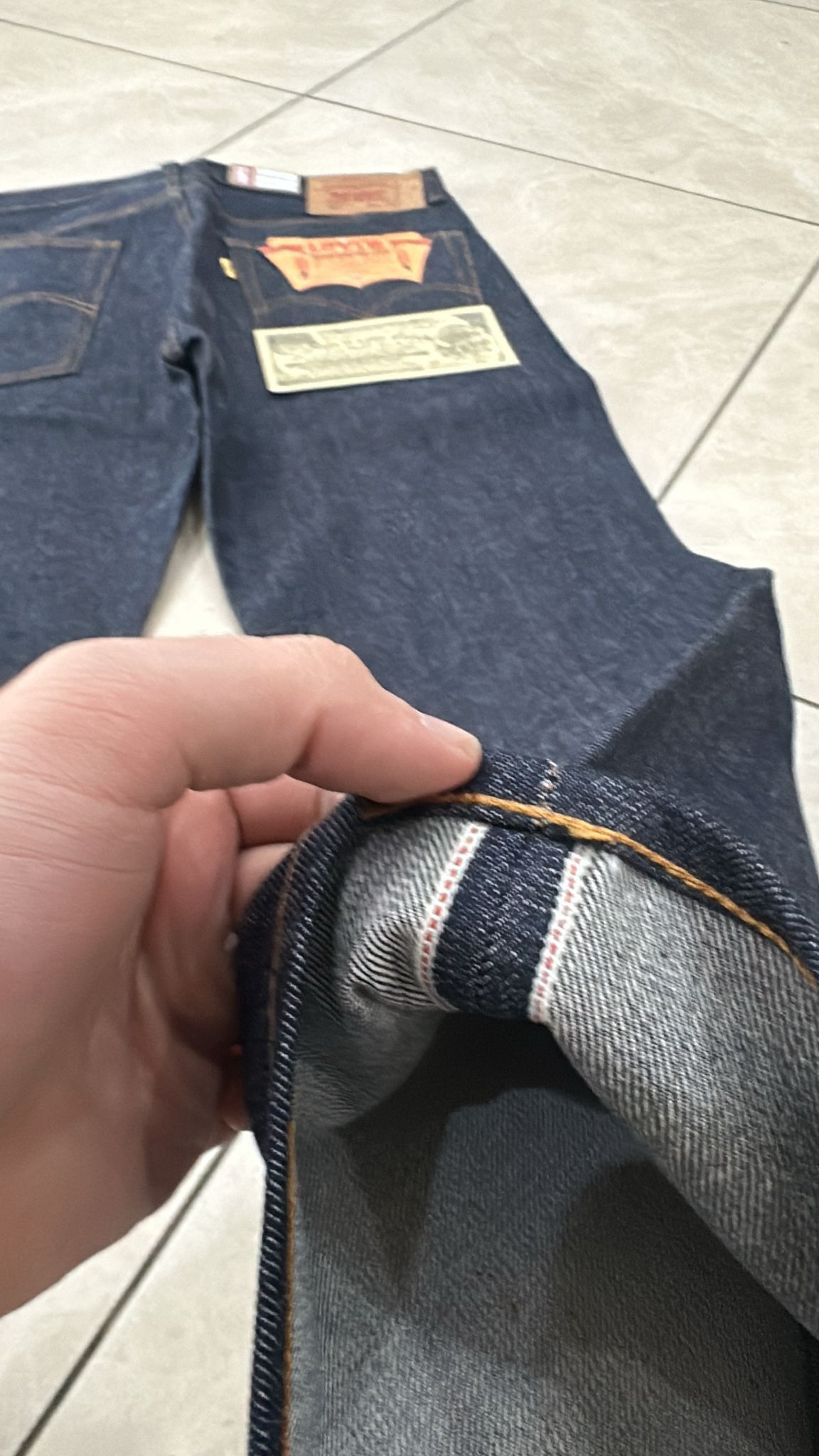Levi's Vintage Clothing LVC Levi's Vintage Clothing 1971 501 Golden Ticket Slevedge Size US 38 / EU 54 - 7 Thumbnail