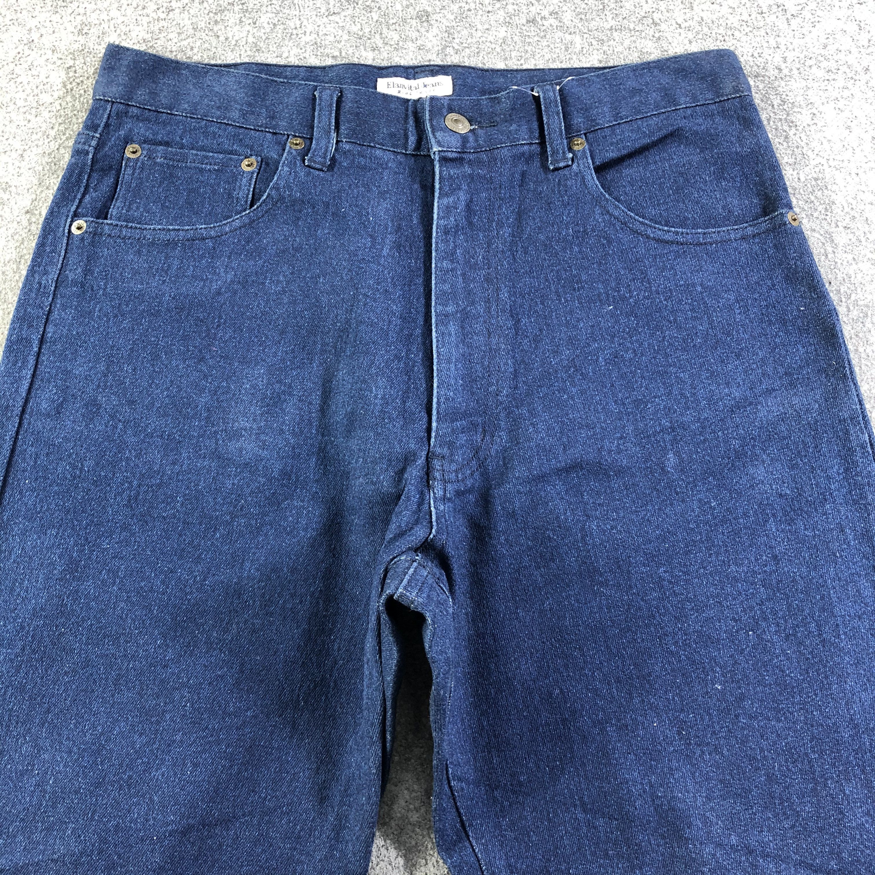 Japanese Brand Vintage Elanvital Jeans Blue Wash Denim -J2845 Size US 32 / EU 48 - 3 Thumbnail