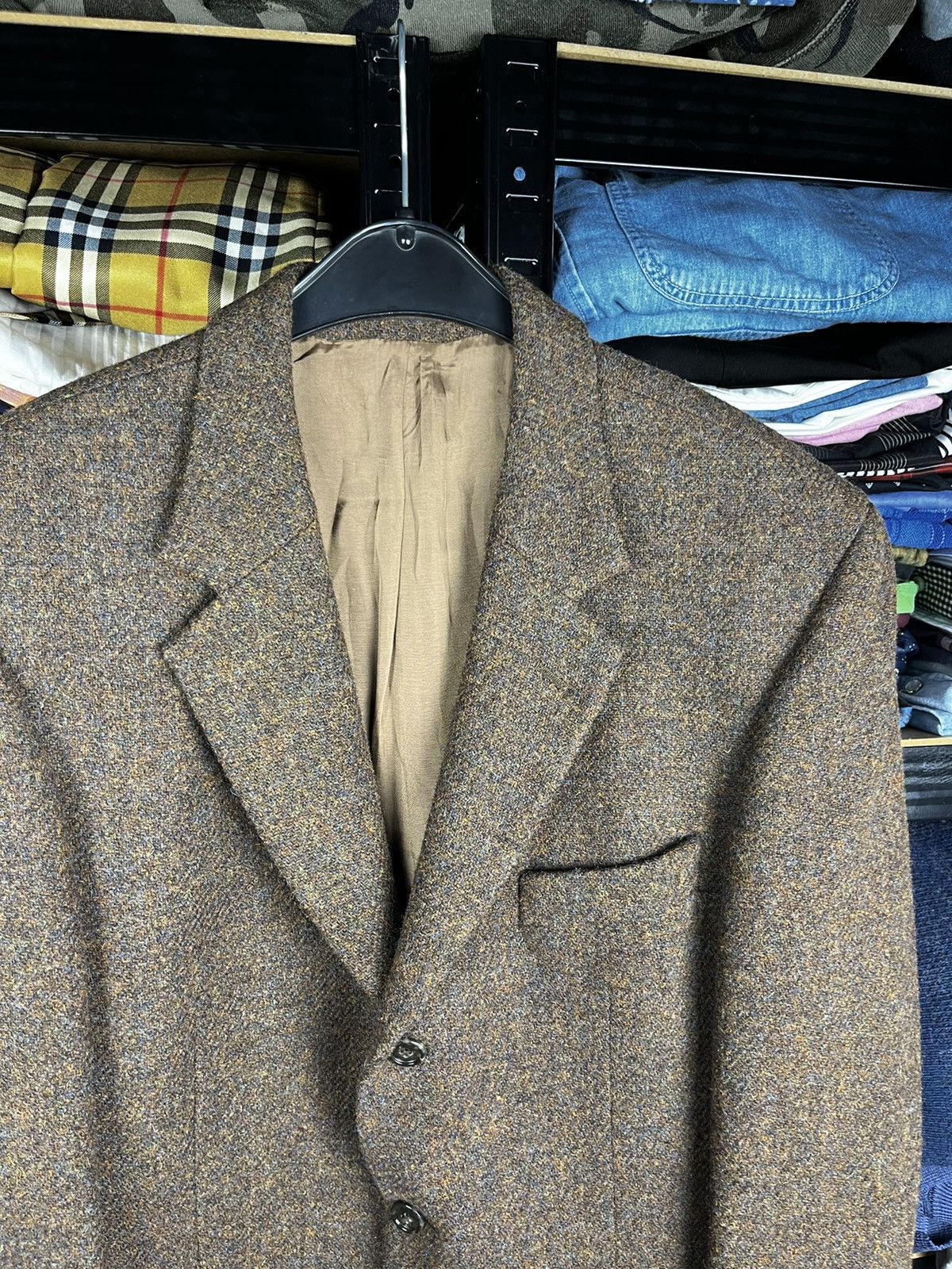 Harris Tweed × Vintage Harris Tweed blazer jacket size M Size 48R - 2 Thumbnail