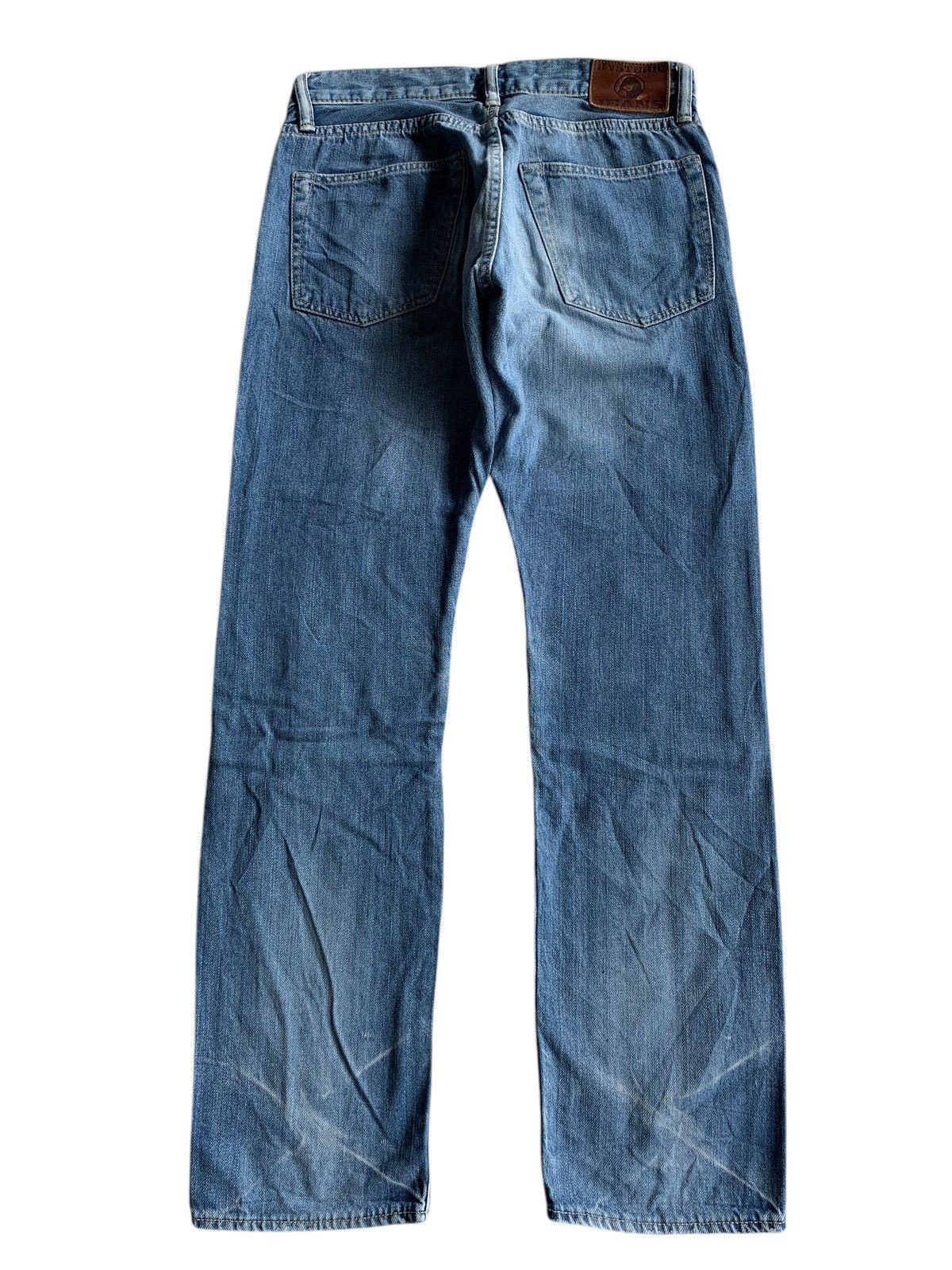 Hysteric Glamour × Japanese Brand HYSTERIC GLAMOUR REWORK LOW RISE SELVEDGE DISTRESSED DENIM🎌 Size US 27 - 4 Thumbnail