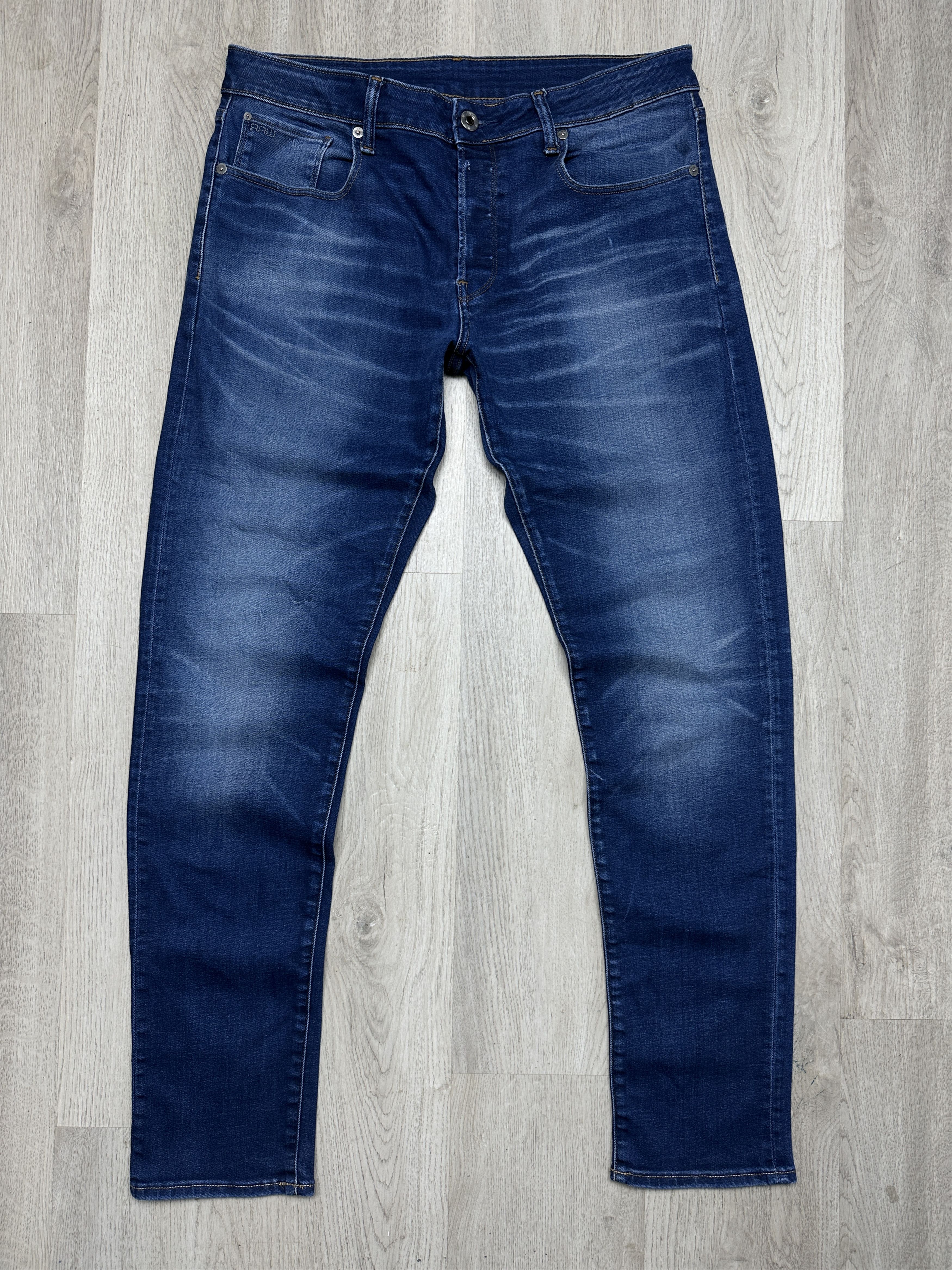 G-Star G Star Raw 3301 Slim Mens Denim Pants Jeans Size US 34 / EU 50 - 1 Thumbnail