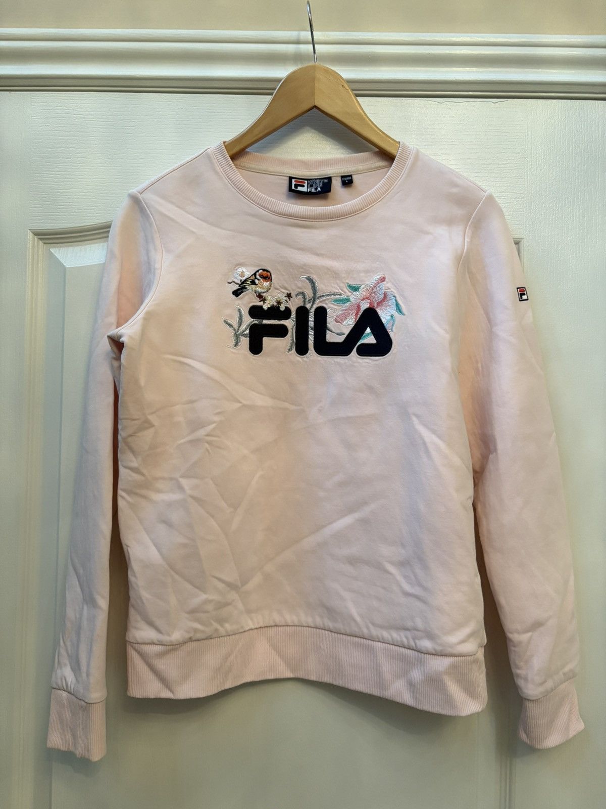 Fila Embroidered Fila graphic crewneck Size L / US 10 / IT 46 - 1 Thumbnail