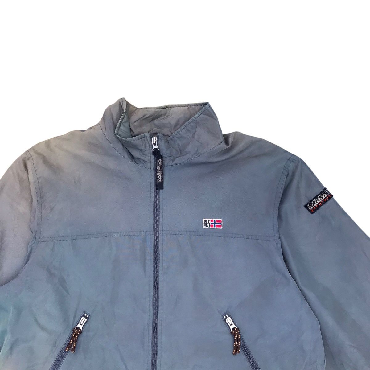 Napapijri × Vintage Vintage Napapijri Sun Faded Jacket Large size Size US L / EU 52-54 / 3 - 3 Thumbnail