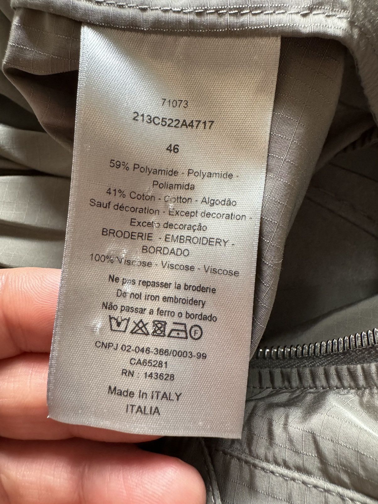 Dior DIOR technical shirt SIZES SHOWN IN PHOTOS BY TAPE MEASURE Size US S / EU 44-46 / 1 - 13 Thumbnail