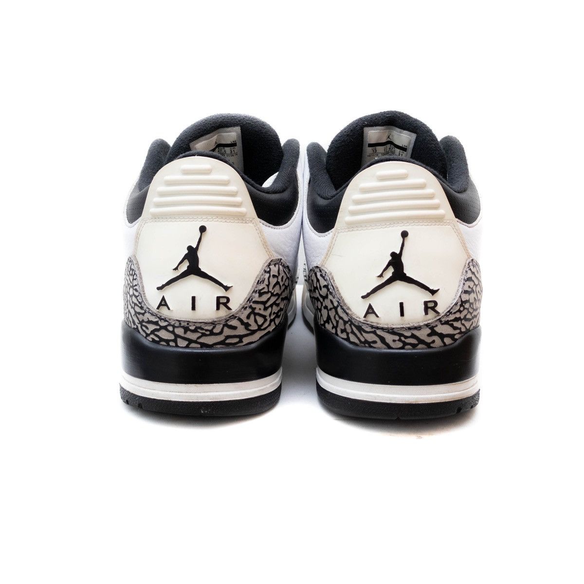 Jordan Brand NIKE AIR JORDAN 3 RETRO WHITE BLACK CEMENT GREY INFRARED 23 Size US 13 / EU 46 - 5 Thumbnail