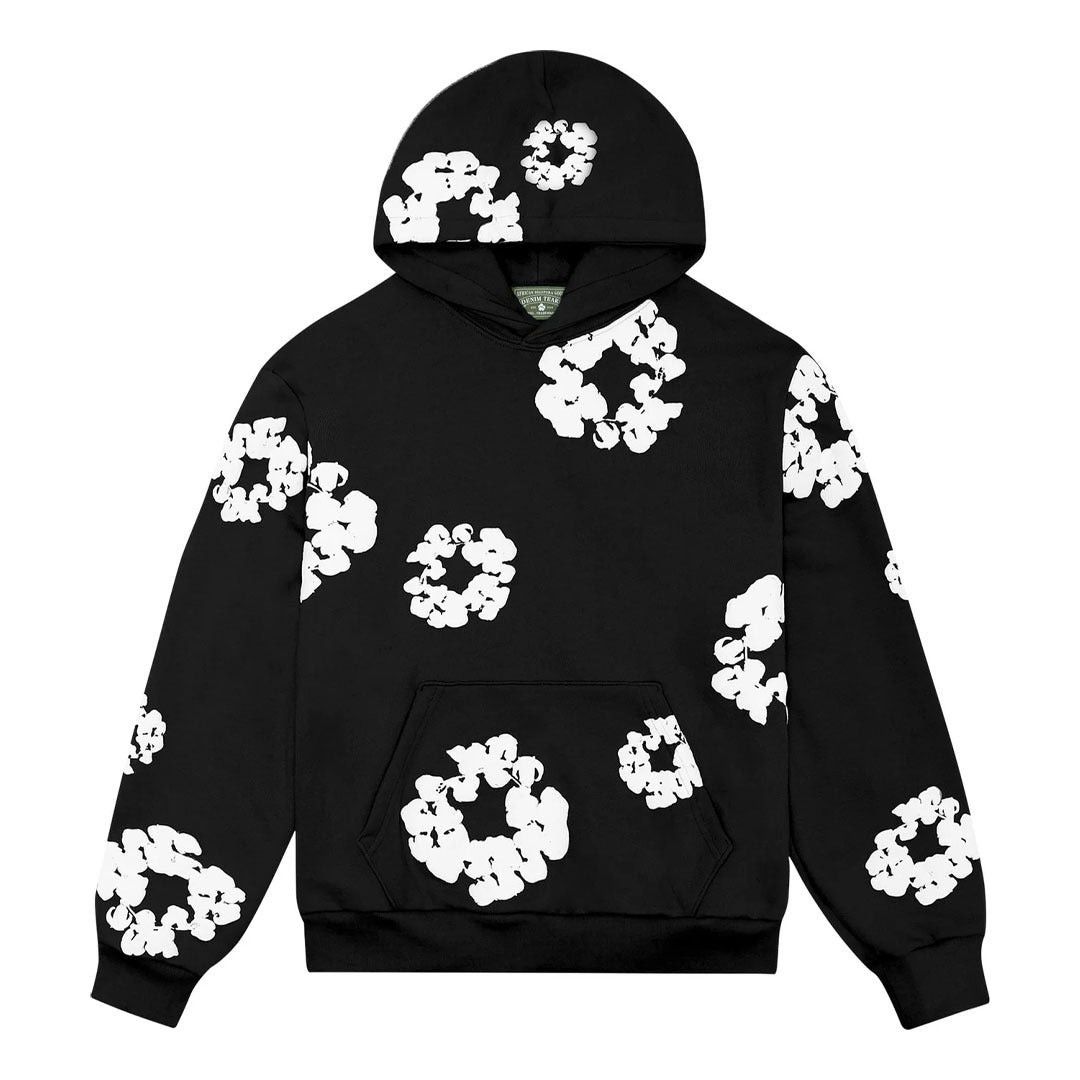DENIM TEARS Black Cotton Wreath Sweatshirt Size US S / EU 44-46 / 1 - 1 Thumbnail