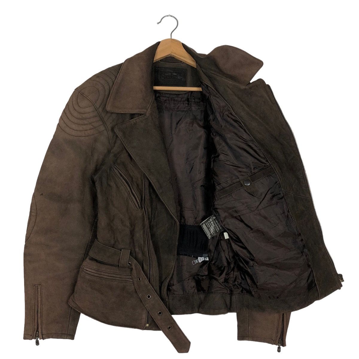 Genuine Leather 🔥Genuine Leather Bomber Jacket Double Breast Spirit Motors Size US M / EU 48-50 / 2 - 9 Thumbnail