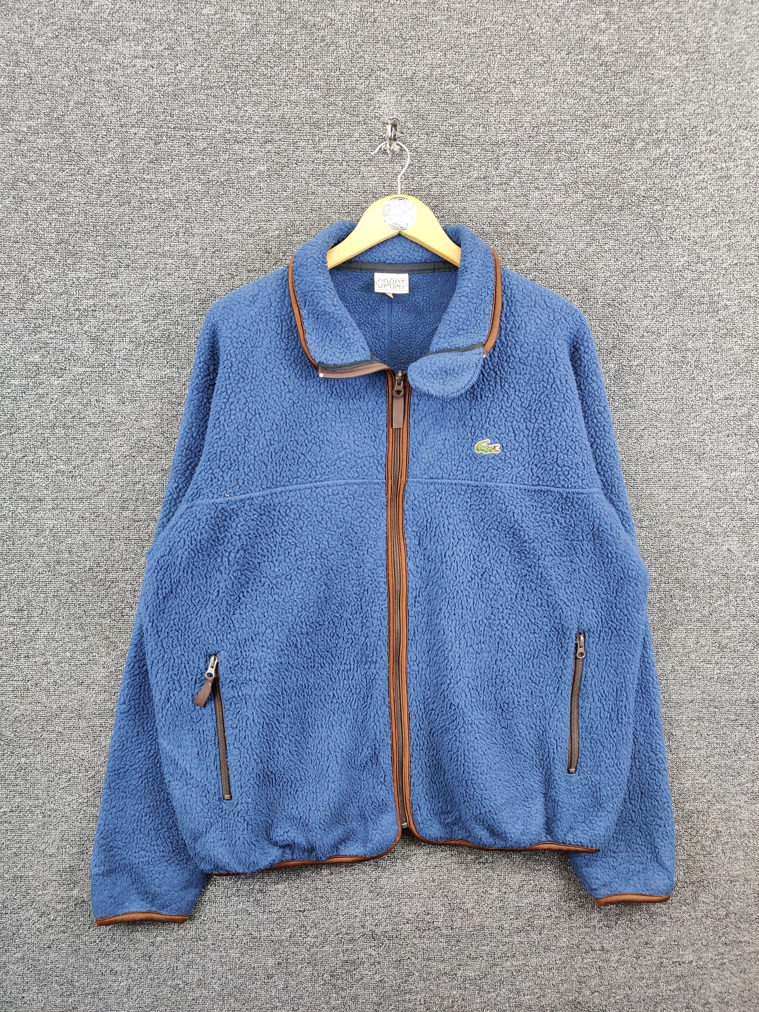 Vintage Lacoste Fleece Zip Up Jacket