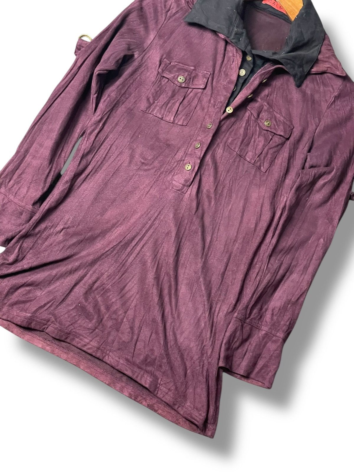 Japanese Brand × Vintage CALM Brand Long Sleeve Pullover Jacket (101) Size US XXS / EU 40 - 3 Thumbnail