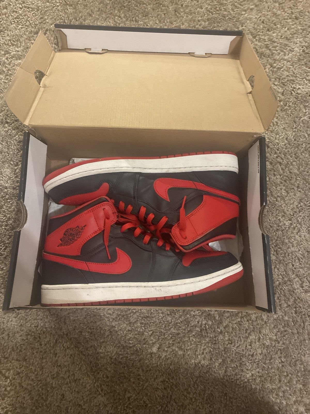 Jordan Brand Jordan 1 mid Size US 12 / EU 45 - 1 Thumbnail