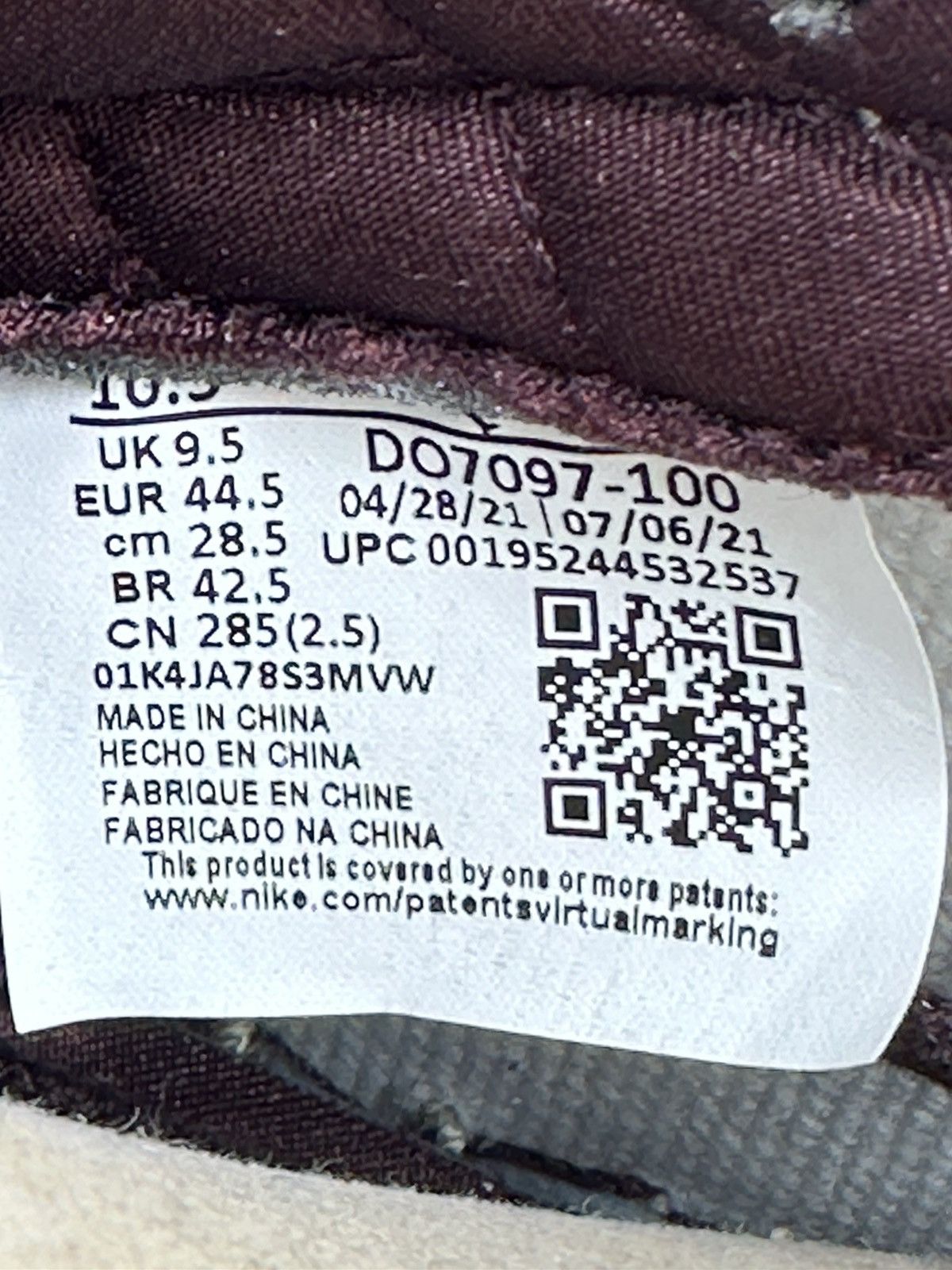 Jordan Brand Jordan 1 Retro High OG A Ma Maniére Size US 10.5 / EU 43-44 - 7 Thumbnail